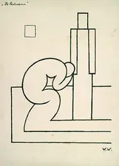 Die Ehebrecherin by William Wauer, Brush and Indian ink drawing, sold Mar 2004