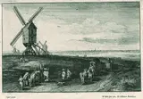 Wenceslaus Hollar, Die vier Windmühlen