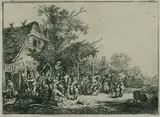 Adriaen van Ostade, Fest unter der Laube