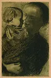 Käthe Kollwitz, Mutter mit Kind auf dem Arm, 1910, Etching
