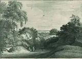 Wenceslaus Hollar, Der Bettler, 1649, Copper engraving