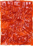 Jörg Immendorff, Jahrmarkt, 1988, Lithograph printed in colours