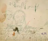 Adolph von Menzel, Studienblatt