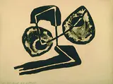 Fritz Winter, Siebdruck 7, 1950, Silkscreen