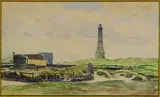 Eugen Dücker, Leuchtturm in den Dünen
