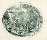 Johann Wilhelm Baur, Midasurteil, Etching