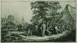 Adriaen van Ostade, Dorfkirmes unter dem großen Baum