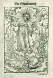 Lucas d.Ä. Cranach, Die sieben Leuchter und die Sterne, 1530, Woodcut