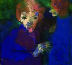Emil Nolde, Rothaarige Frau und Mann, 1934, Watercolour