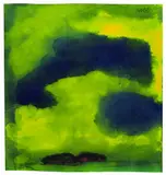 Emil Nolde, Bauernhof unter hohem Wolkenhimmel, 1930, Watercolour