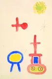 Joan Miró, Sans titre, 1949, Watercolour
