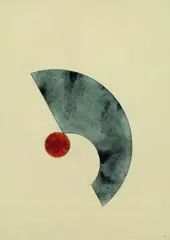 Alexander Michailowitsch Rodtschenko, Komposition, 1918, Watercolour