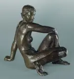 Fritz Klimsch, Kleine Schauende, 1936, Bronze
