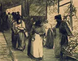 Théophile Steinlen, Le marché
