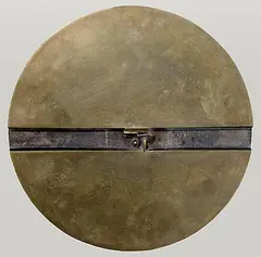 Scheibenvotiv by Fritz Koenig, 1967, Bronze, sold Dec 2003