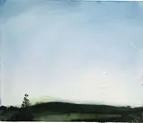 Landschaft bei Gelting by Klaus Fußmann, 1979, Watercolour, sold Dec 2003