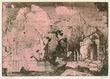 Horst Janssen, 19 Bll. zu: Guardi, 1983, Etching