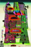 Good Morning City - Bleeding Town by Friedensreich Hundertwasser, 1970, Silkscreen printed in colours, sold Oct 2003