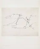 Joseph Beuys, 2 Bll.: Tote Hirsche, 1982, Etching
