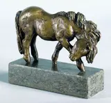 Pony mit gesenktem Kopf by Renée Sintenis, 1939, Bronze, sold Oct 2003