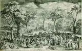 Willem Isaacsz Swanenburg, Dorffest, Copper engraving