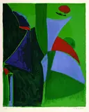L' Immaginazione by Marino Marini, 1966, Lithograph printed in colours, sold Oct 2003