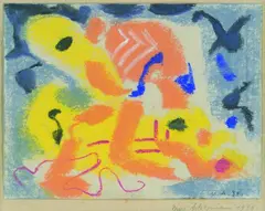 Max Ackermann, Etüde, 1938, Pastel