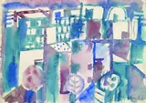 Eduard Bargheer, Blaue Stadt II
