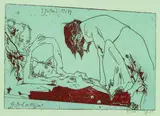 Horst Janssen, Briefe an Miriam, Etching