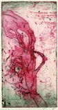 Horst Janssen, Selbst, 1993, Colour etching