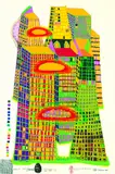 Good Morning City by Friedensreich Hundertwasser, Farbserigrafie und Metallprägedruck auf Fabriano (Trockenstempel), sold Oct 2003