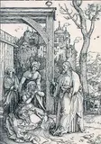 Christi Abschied von seiner Mutter by Albrecht Durer, 1507, Woodcut, sold Oct 2003