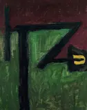 Víctor Mira, La máquina del gorjeo, 1980, Oil