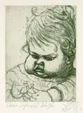Otto Dix, Nelly I, 1923, Etching