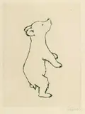 Renée Sintenis, Junge Tiere, 1948, Etching