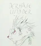 Der Hase und der Igel by Horst Janssen, 1981, Pencil drawing, sold Oct 2003