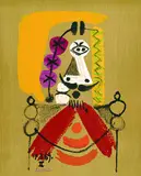 Pablo Picasso, Aus: Portraits Imaginaires, 1971, Lithograph printed in colours