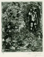 Der Bär by Marc Chagall, 1927, Etching, sold Oct 2003