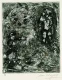 Marc Chagall, Der Bär, 1927, Etching