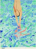 David Hockney, Pool, 1970, Lithograph printed in colours
