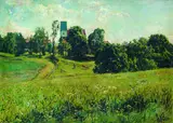 Albert Spethmann, Landschaft mit Kirche bei Dachau, 1926, Oil on canvas