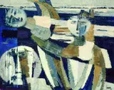 Carl Barth, Mythos, 1961, Oil