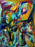 Finn Pedersen, Komposition, 1976, Oil on canvas