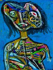 Frau XIII by Hp (Hans Peter) Zimmer, 1963, Watercolour, sold Oct 2003