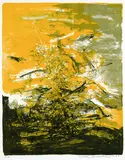 Ohne Titel by Zao Wou-ki, 1968, Lithograph printed in colours, sold Oct 2003