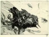 Horst Janssen, 4 Bll. Verschiedene Motive