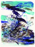 2 Bll. Ohne Titel by Zao Wou-ki, 1967, Lithograph printed in colours, sold Oct 2003