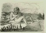 Alfred Kubin, 2 Bll.: Eulenspiegel entsteigt seinem Grab. Rübezahl I, 1940, Lithograph