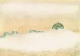 Zoran Mušič, Le Pic du Midi I, 1975, Colour etching