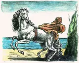 Giorgio de Chirico, Cavallo sulla spiaggia